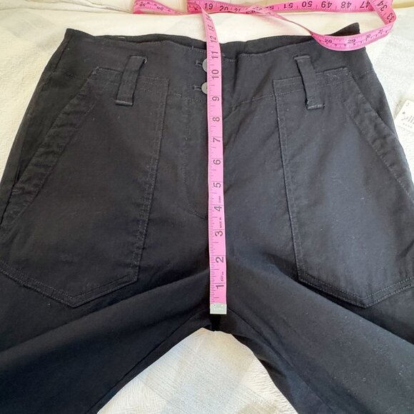 Maeve by Anthropologie The Naomi Pants Black High Rise Flare Size 4 NWT - Picture 13 of 16